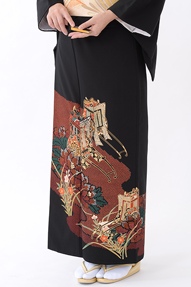 福岡黒留袖KT-054