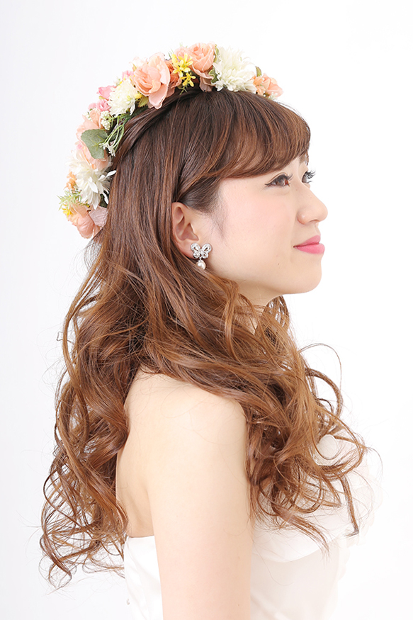 ドレス花嫁髪型