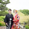 熊本 水前寺公園 日本庭園 和装 前撮り スタジオフィール
