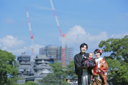 熊本 熊本城 復興 前撮り スタジオフィール