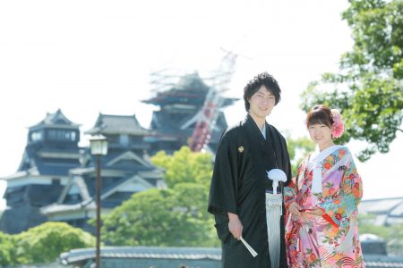 熊本城 前撮り スタジオフィール