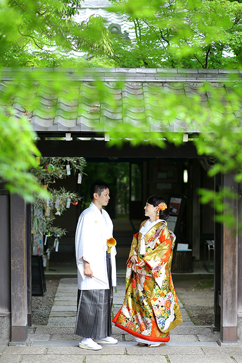 結婚式写真前撮り、友泉亭プラン12