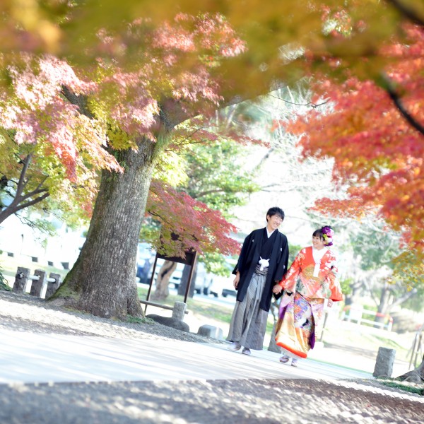 熊本,和装,洋装,前撮り,結婚式当日,,細川刑部家