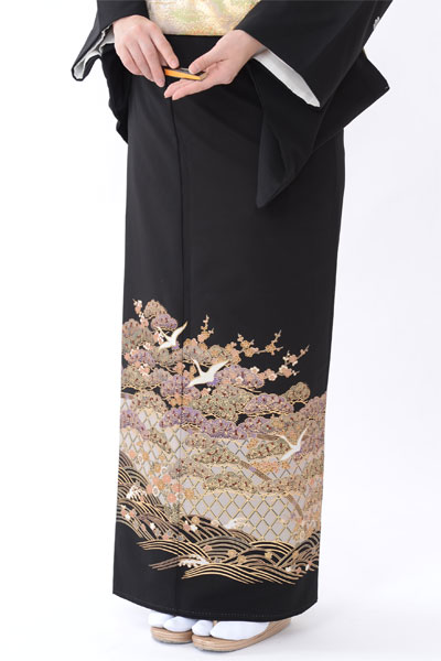 福岡黒留袖KT-4032