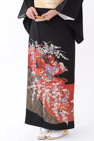 福岡黒留袖KT-4058