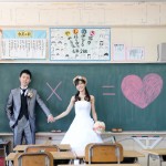 熊本 母校前撮りプラン-母校黒板