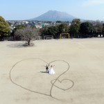 熊本 母校前撮りプラン-母校運動場