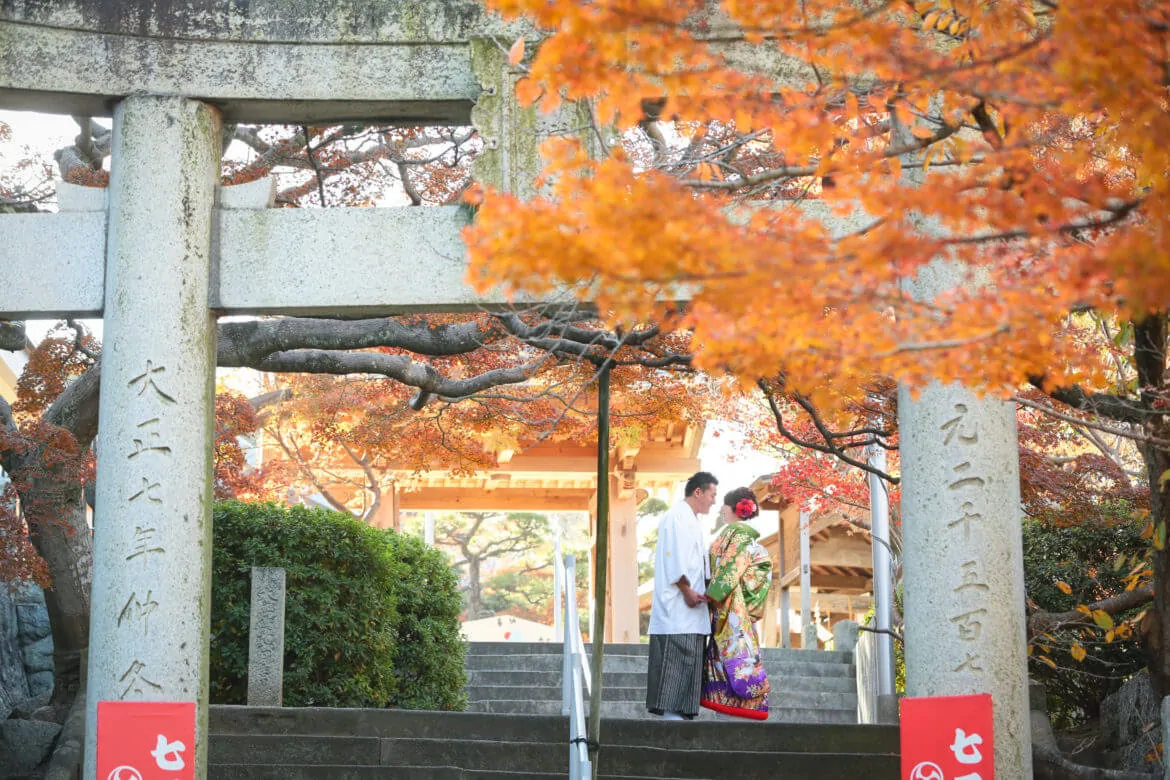 紅葉八幡宮 神社挙式和婚プラン 前撮り ブライダル撮影専門スタジオフィール