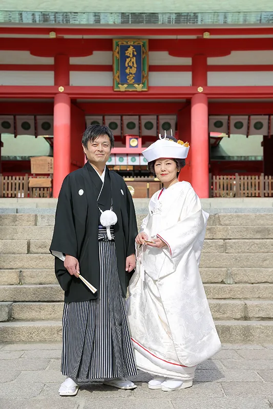 赤間神宮 神社挙式和婚プラン 前撮り ブライダル撮影専門スタジオフィール