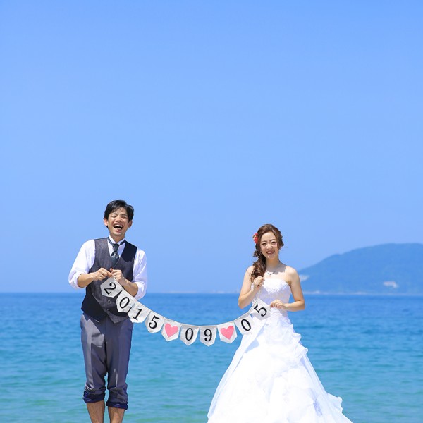 福岡,和装,洋装,前撮り,結婚式当日,,志賀島