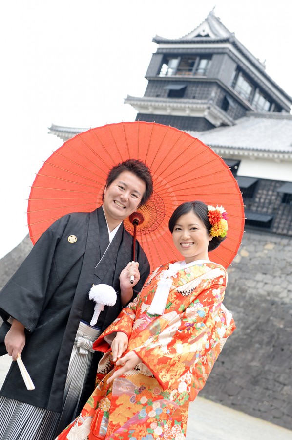 熊本城 前撮り