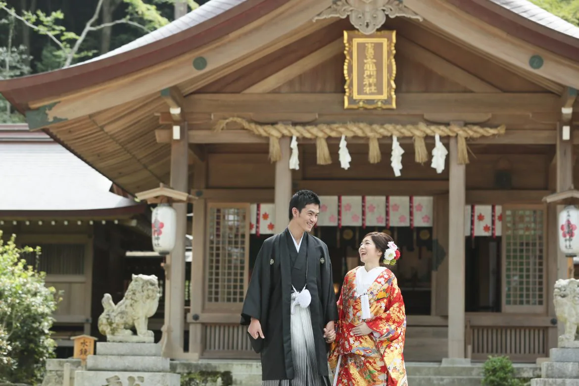 竈門神社 神社挙式和婚プラン 前撮り ブライダル撮影専門スタジオフィール