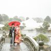 熊本 雪 冬 水前寺公園 スタジオフィール 和装前撮り