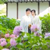 福岡 友泉亭 スタジオフィール 和装 色打掛 白無垢日本庭園 婚礼 婚礼前撮り