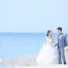 海 ドレス 前撮り 福岡 スタジオフィール 婚礼