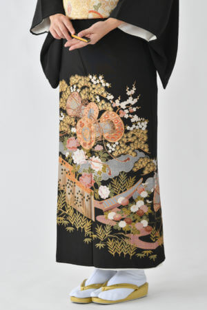 福岡黒留袖KT-2508