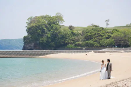 真玉海岸 前撮り ブライダル撮影専門スタジオフィール