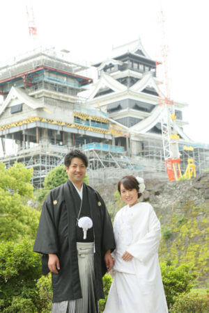 熊本 加藤神社 スタジオフィール 和婚 神社挙式 家族婚