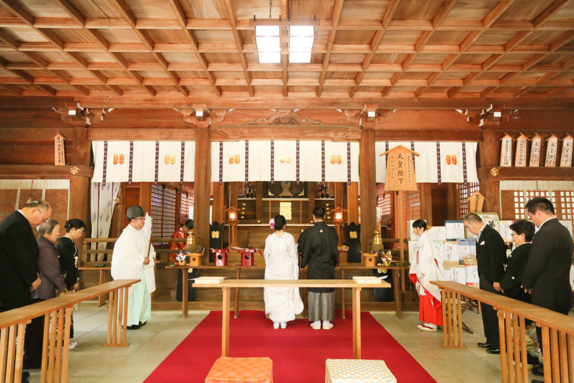 礼和婚 熊本 菊池神社 神社挙式 スタジオフィール