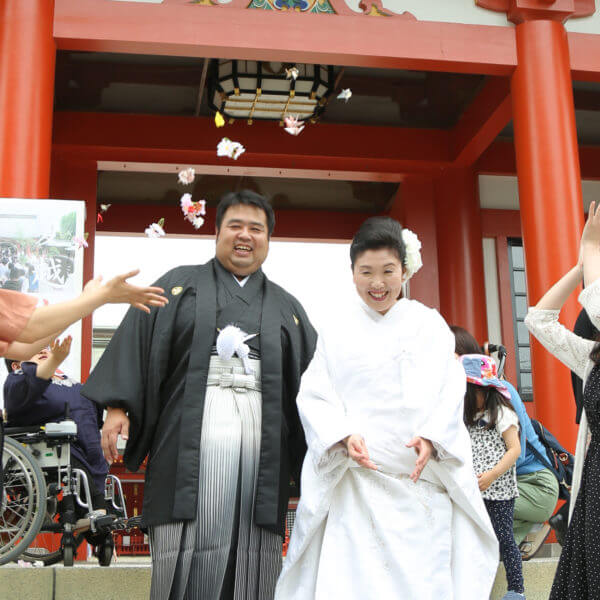 熊本市、藤崎八旛宮での神社挙式