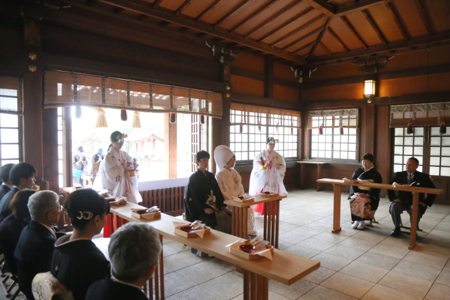 神社式 白無垢 出水神社