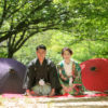 前撮り 福岡 舞鶴公園 色打掛
