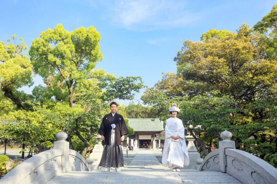 福岡 神社前撮りプラン 前撮り ブライダル撮影専門スタジオフィール