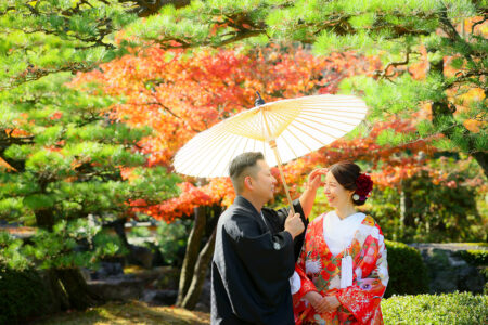 【福岡】海の中道海浜公園前撮り＋和装前撮り-スタンダードプラン | 前撮り・フォトウェディング・ブライダル撮影専門スタジオフィール