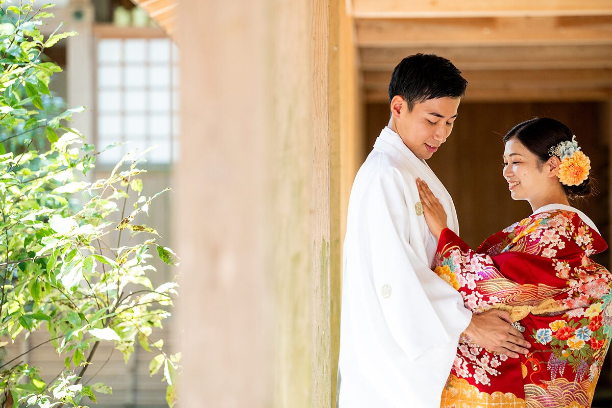 青島神社 夫婦まもり 宮崎 ウェルカムスペース プレ花嫁 結婚式 和装 