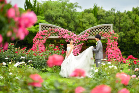 【福岡】海の中道海浜公園前撮り＋和装前撮り-スタンダードプラン | 前撮り・フォトウェディング・ブライダル撮影専門スタジオフィール