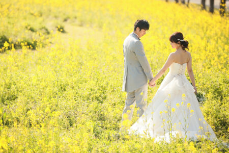 【福岡】海の中道海浜公園前撮り＋和装前撮り-スタンダードプラン | 前撮り・フォトウェディング・ブライダル撮影専門スタジオフィール