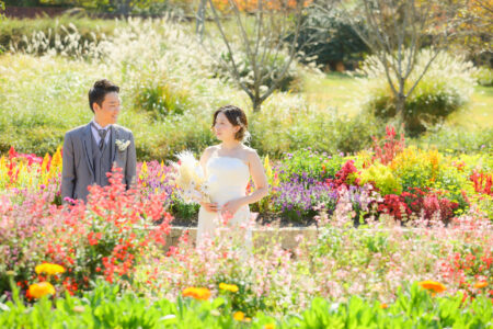 【福岡】海の中道海浜公園前撮り＋和装前撮り-スタンダードプラン | 前撮り・フォトウェディング・ブライダル撮影専門スタジオフィール