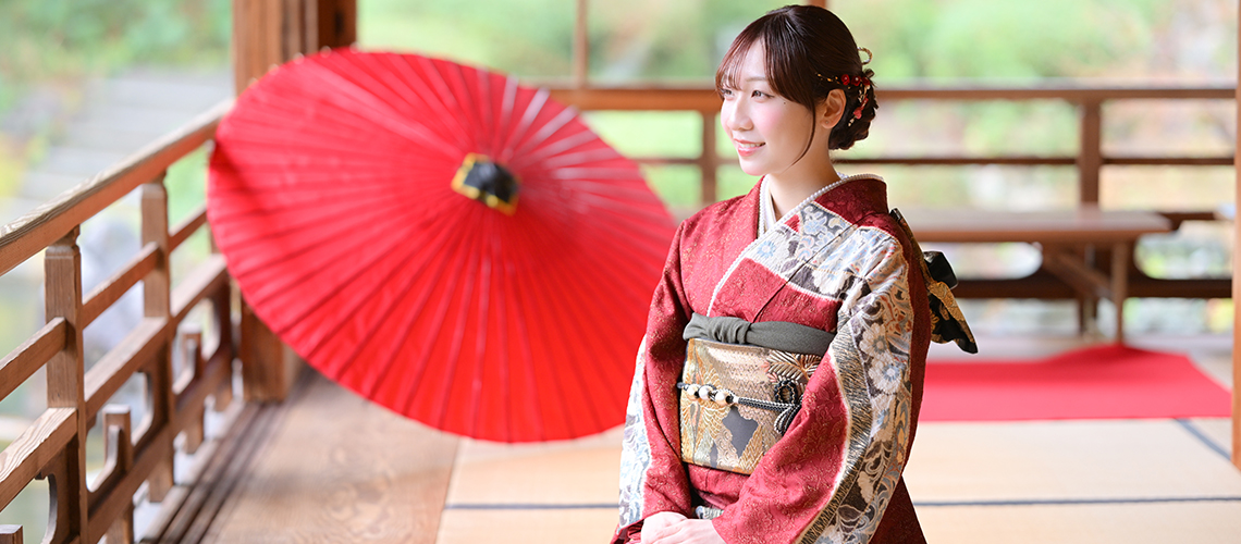 成人式記念写真