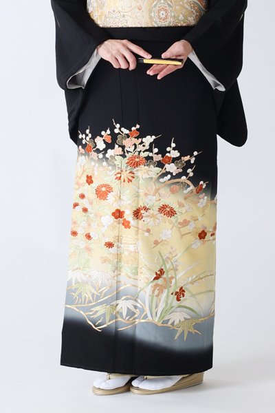 福岡黒留袖KT-4607