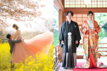 海の中道海浜公園前撮り＋和装前撮り-ライトプラン