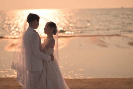 吹上浜赤フン海岸ドレス前撮り-プレミアムプラン
