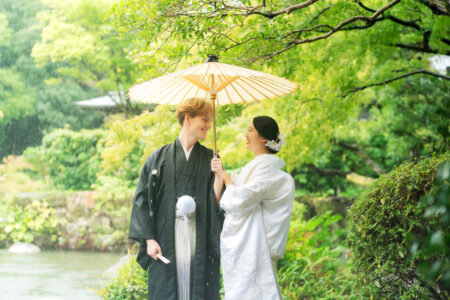 【福岡】日本庭園前撮り-ライトプラン | 前撮り・フォトウェディング・ブライダル撮影専門スタジオフィール